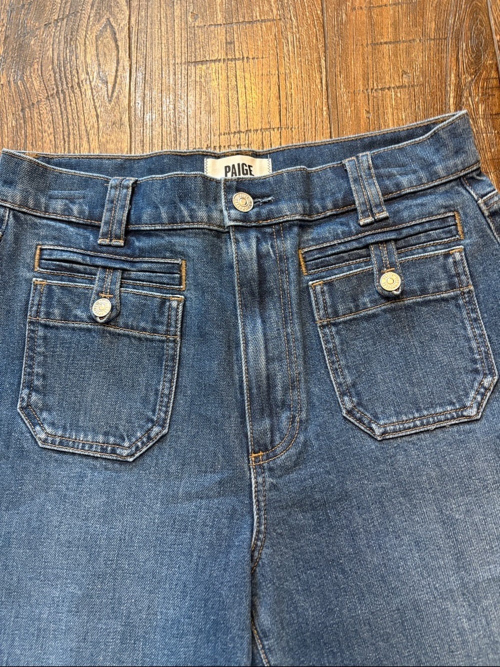 PAIGE Arellia Ankle Barrel Leg Jeans in Paradox Size 28 NWT - Picture 4 of 10